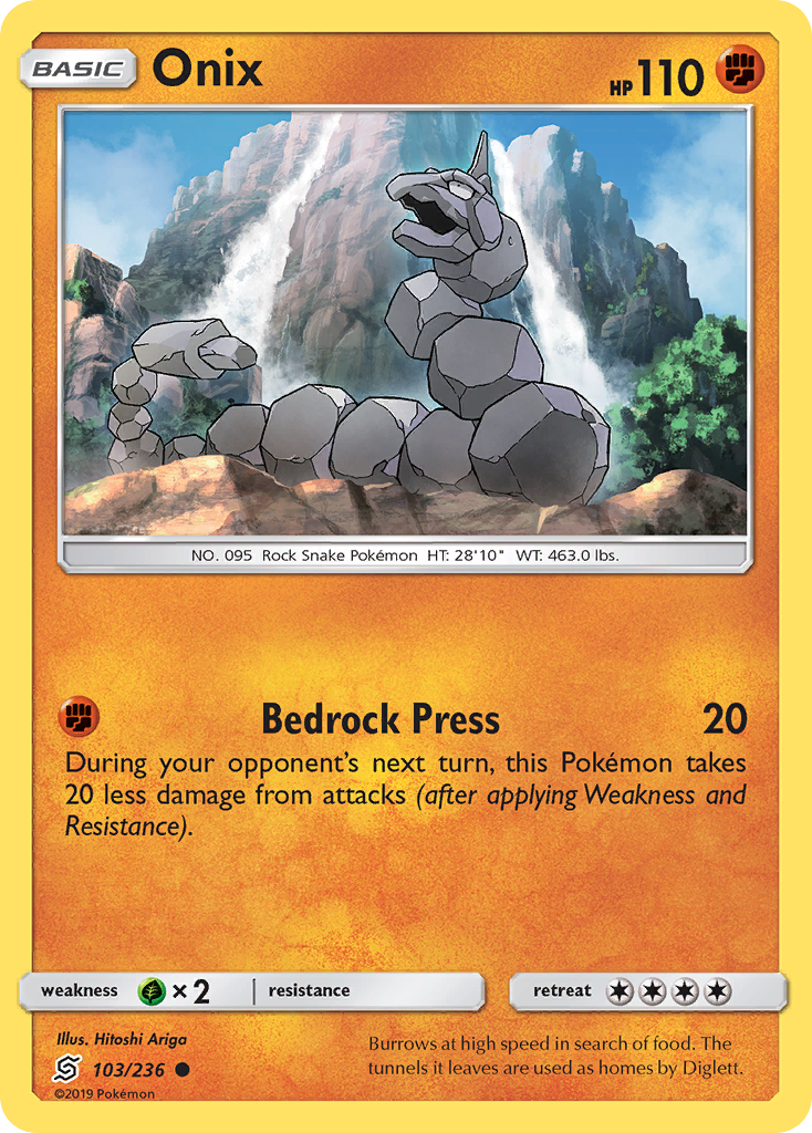 Onix (103/236) [Sun & Moon: Unified Minds] | Card Merchant Takapuna