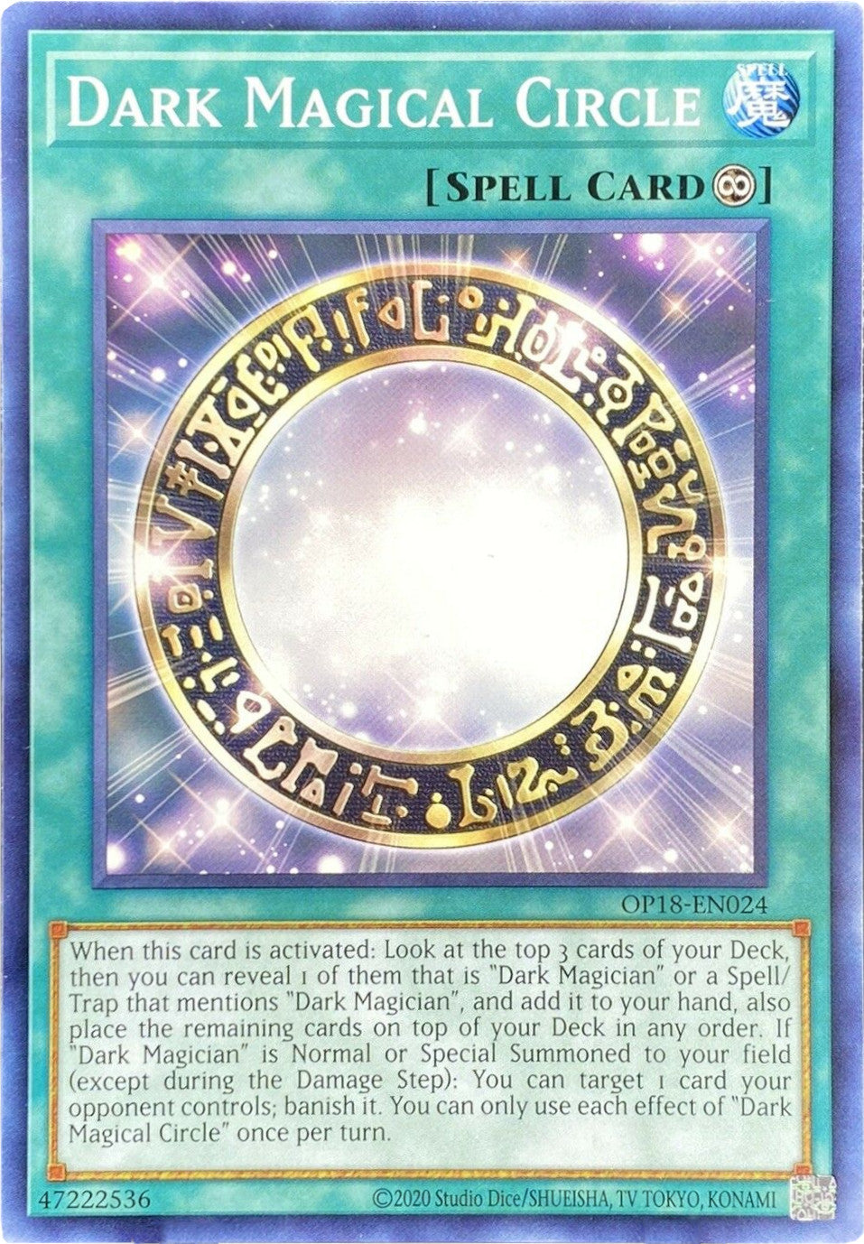 Dark Magical Circle [OP18-EN024] Common | Card Merchant Takapuna