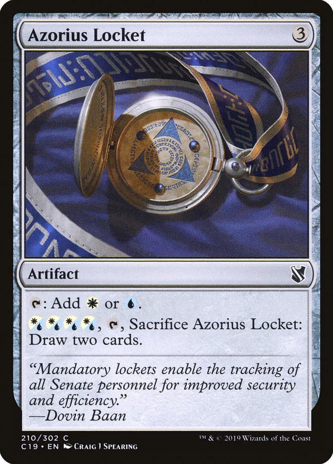 Azorius Locket [Commander 2019] | Card Merchant Takapuna