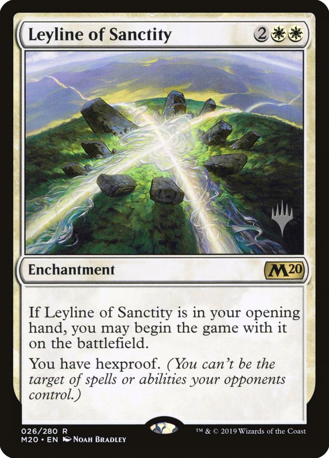 Leyline of Sanctity (Promo Pack) [Core Set 2020 Promos] | Card Merchant Takapuna