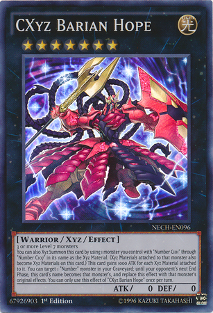 CXyz Barian Hope [NECH-EN096] Super Rare | Card Merchant Takapuna