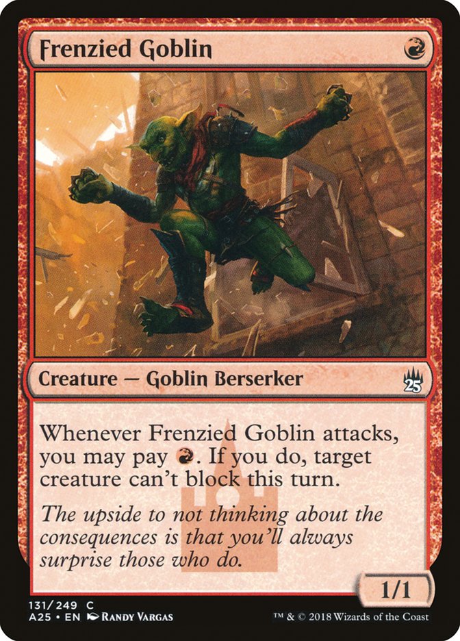 Frenzied Goblin [Masters 25] | Card Merchant Takapuna