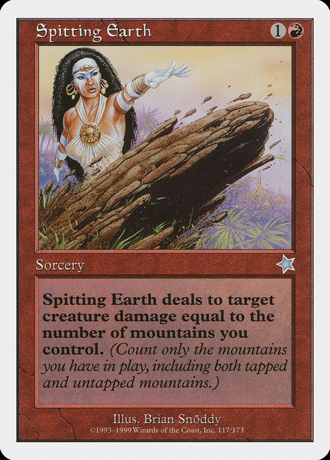 Spitting Earth [Starter 1999] | Card Merchant Takapuna