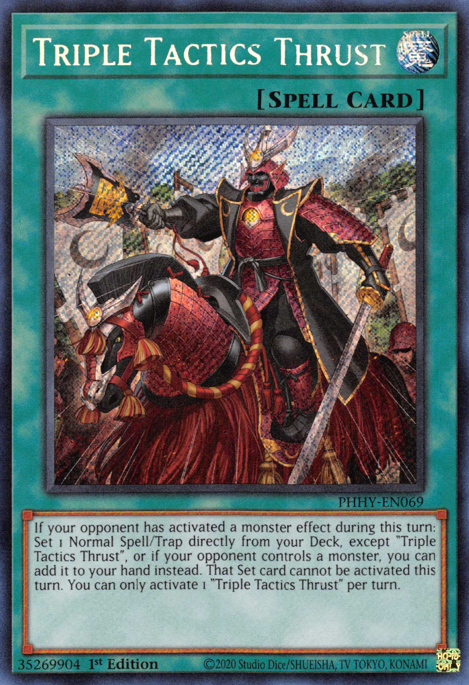 Triple Tactics Thrust [PHHY-EN069] Secret Rare | Card Merchant Takapuna