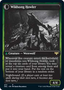 Howlpack Piper // Wildsong Howler [Innistrad: Double Feature] | Card Merchant Takapuna