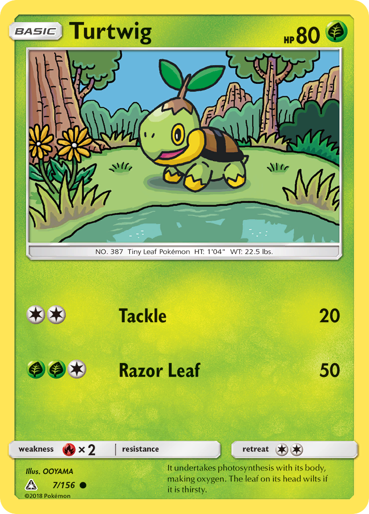 Turtwig (7/156) [Sun & Moon: Ultra Prism] | Card Merchant Takapuna