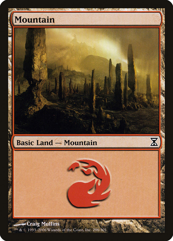 Mountain (296) [Time Spiral] | Card Merchant Takapuna