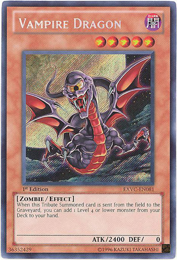 Vampire Dragon [EXVC-EN081] Secret Rare | Card Merchant Takapuna