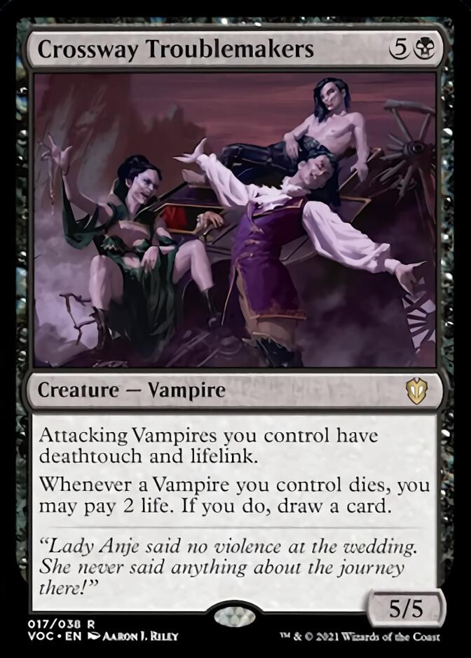 Crossway Troublemakers [Innistrad: Crimson Vow Commander] | Card Merchant Takapuna