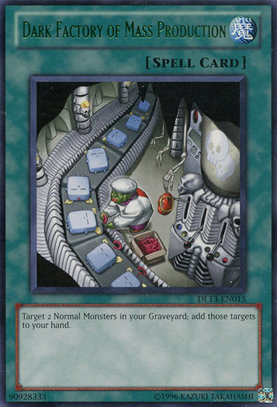 Dark Factory of Mass Production (Green) [DL13-EN015] Rare | Card Merchant Takapuna