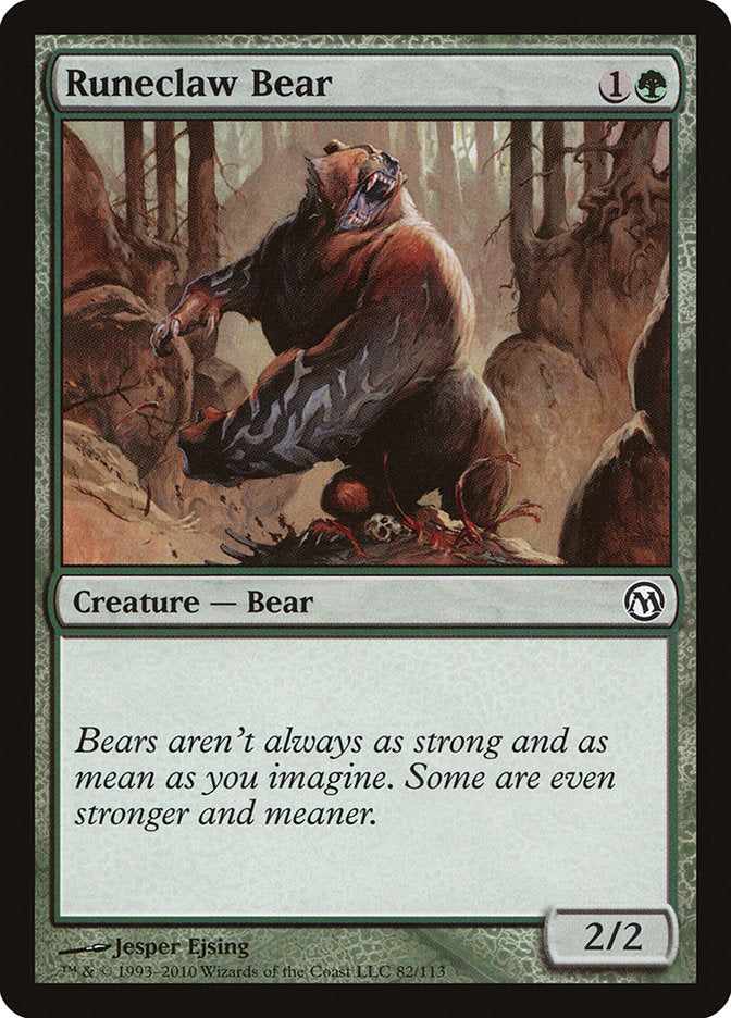 Runeclaw Bear [Duels of the Planeswalkers] | Card Merchant Takapuna