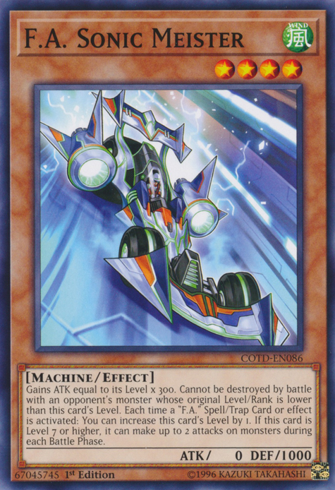 F.A. Sonic Meister [COTD-EN086] Common | Card Merchant Takapuna