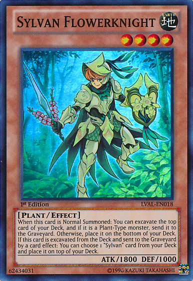 Sylvan Flowerknight [LVAL-EN018] Super Rare | Card Merchant Takapuna