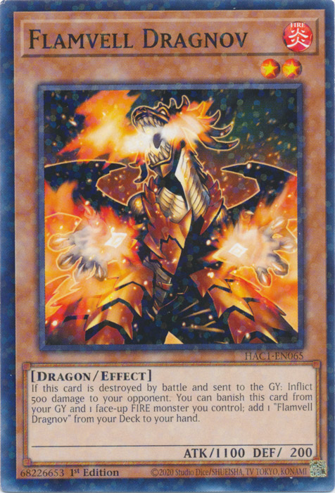 Flamvell Dragnov (Duel Terminal) [HAC1-EN065] Common | Card Merchant Takapuna