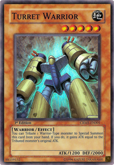 Turret Warrior [CRMS-EN001] Super Rare | Card Merchant Takapuna