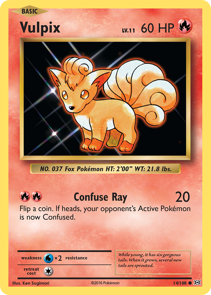 Vulpix (14/108) [XY: Evolutions] | Card Merchant Takapuna