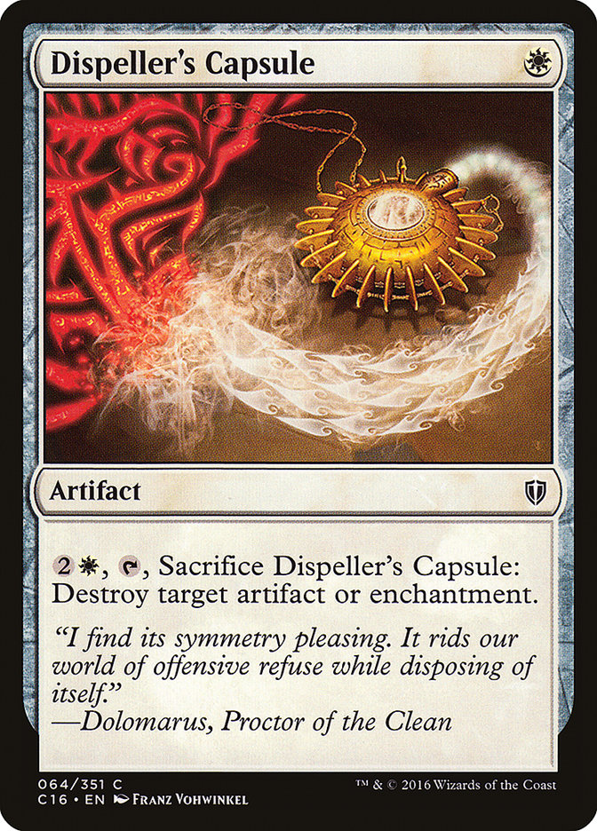 Dispeller's Capsule [Commander 2016] | Card Merchant Takapuna