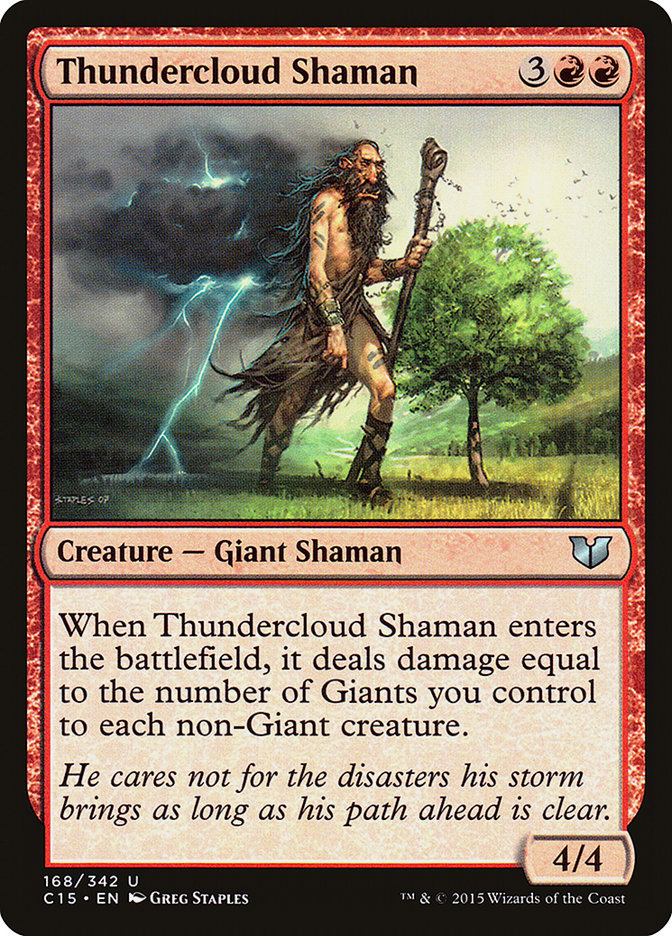 Thundercloud Shaman [Commander 2015] | Card Merchant Takapuna