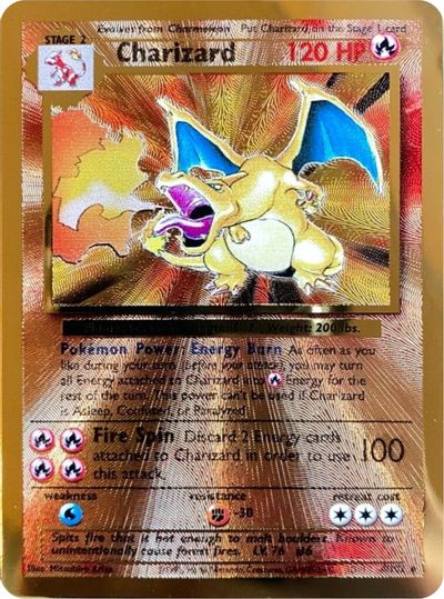 Charizard (4/102) (Celebrations Metal Card) [Celebrations: 25th Anniversary] | Card Merchant Takapuna