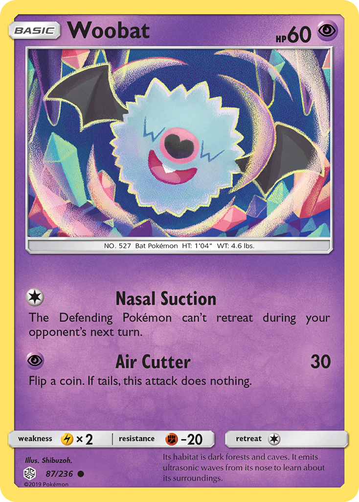Woobat (87/236) [Sun & Moon: Cosmic Eclipse] | Card Merchant Takapuna