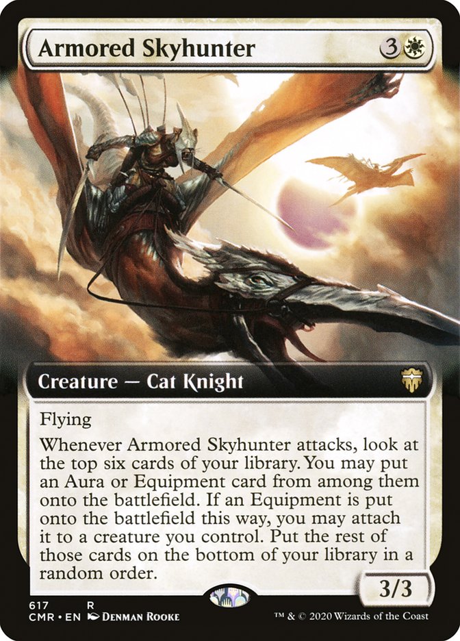 Armored Skyhunter (Extended Art) [Commander Legends] | Card Merchant Takapuna