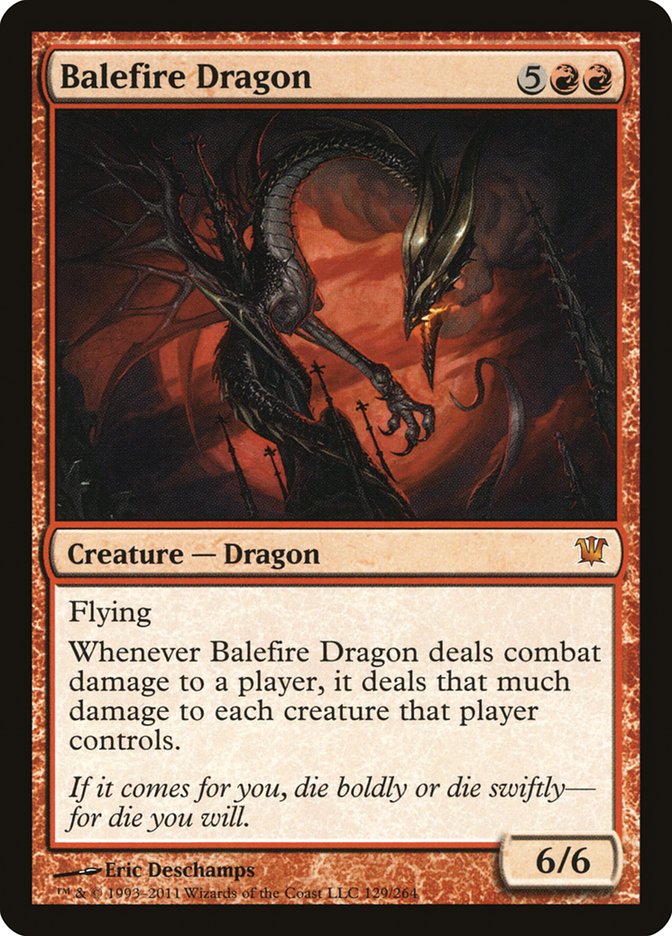 Balefire Dragon [Innistrad] | Card Merchant Takapuna