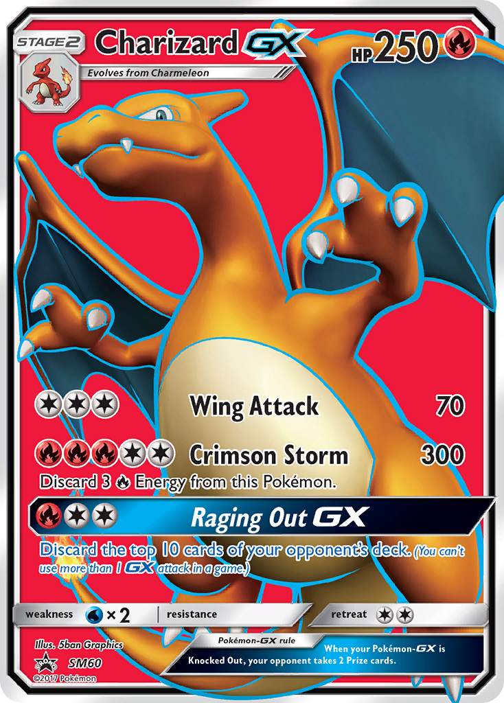 Charizard GX (SM60) [Sun & Moon: Black Star Promos] | Card Merchant Takapuna