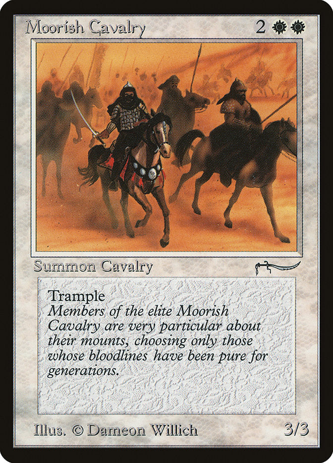 Moorish Cavalry (Light Mana Cost) [Arabian Nights] | Card Merchant Takapuna