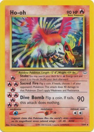 Ho-oh (7/64) [Neo Revelation Unlimited] | Card Merchant Takapuna