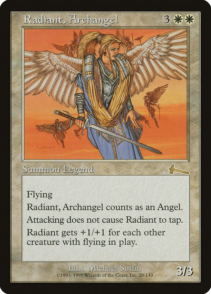 Radiant, Archangel [Urza's Legacy] | Card Merchant Takapuna