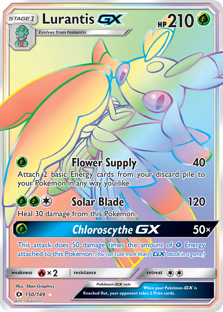 Lurantis GX (150/149) [Sun & Moon: Base Set] | Card Merchant Takapuna