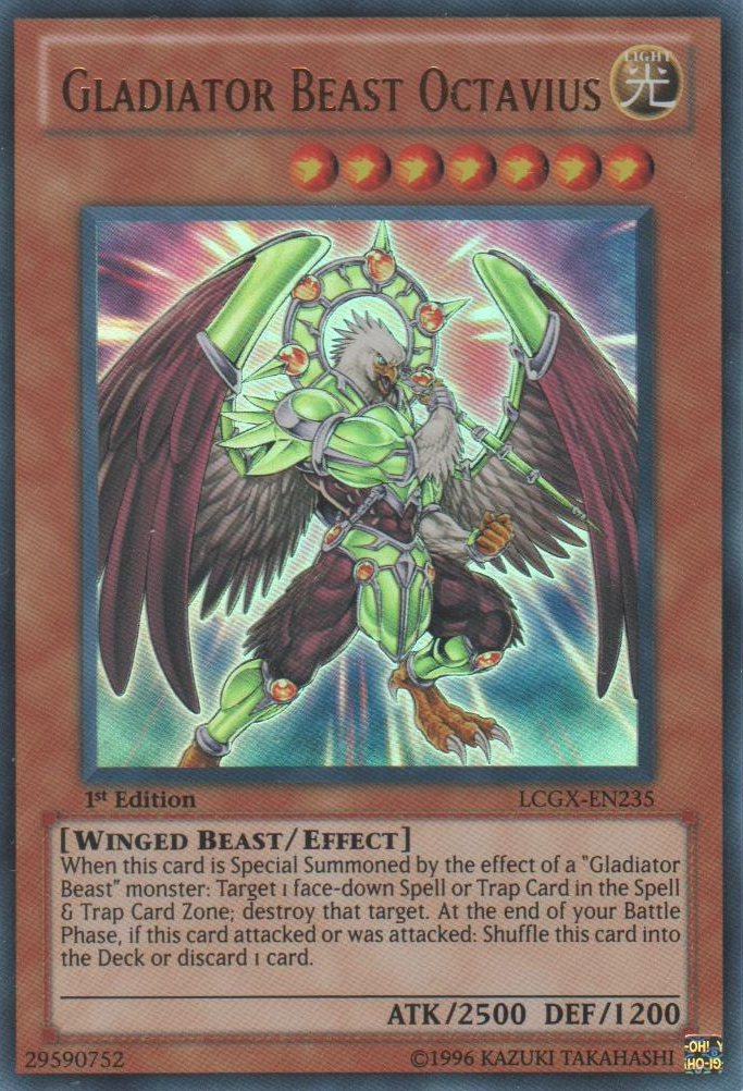 Gladiator Beast Octavius [LCGX-EN235] Ultra Rare | Card Merchant Takapuna