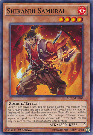 Shiranui Samurai [MP16-EN202] Common | Card Merchant Takapuna