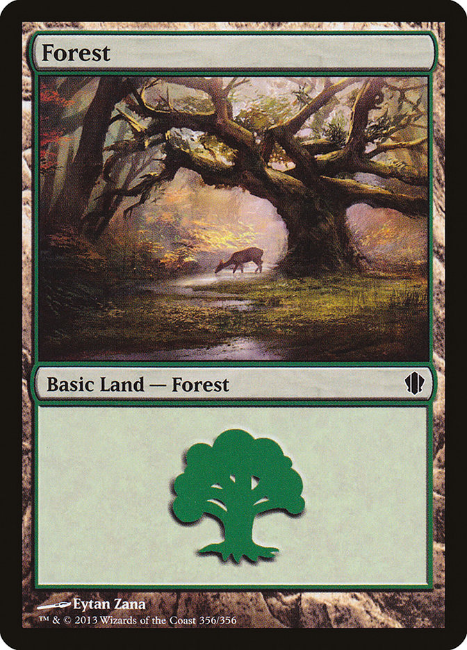 Forest (356) [Commander 2013] | Card Merchant Takapuna