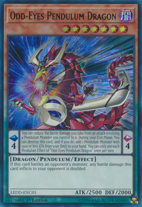 Odd-Eyes Pendulum Dragon [LEDD-ENC01] Ultra Rare | Card Merchant Takapuna