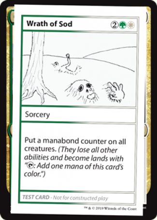 Wrath of Sod (2021 Edition) [Mystery Booster Playtest Cards] | Card Merchant Takapuna