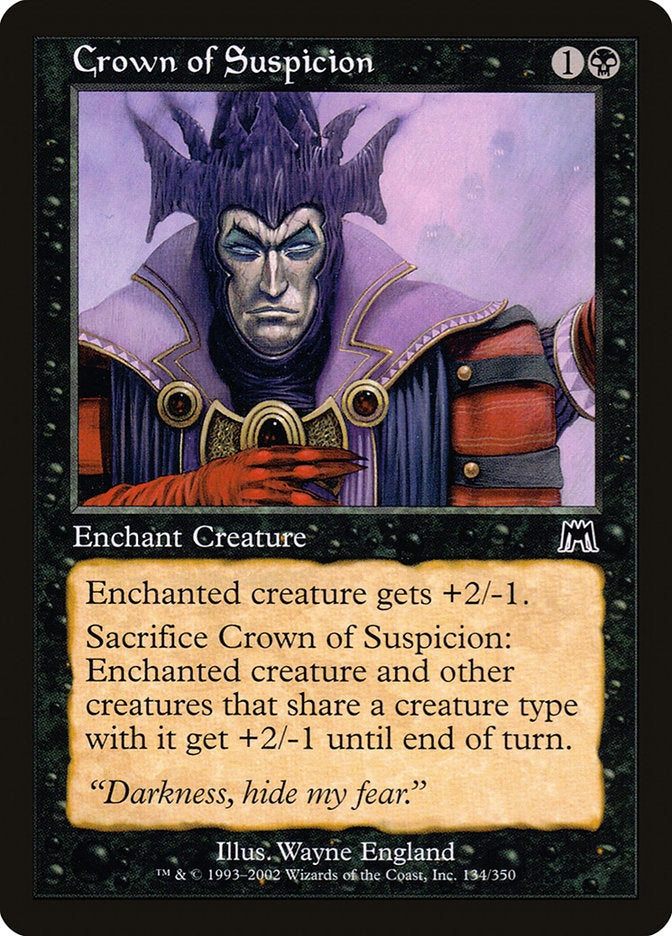 Crown of Suspicion [Onslaught] | Card Merchant Takapuna