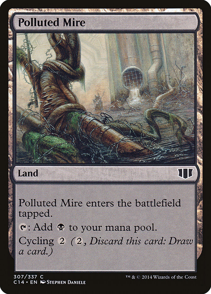 Polluted Mire [Commander 2014] | Card Merchant Takapuna