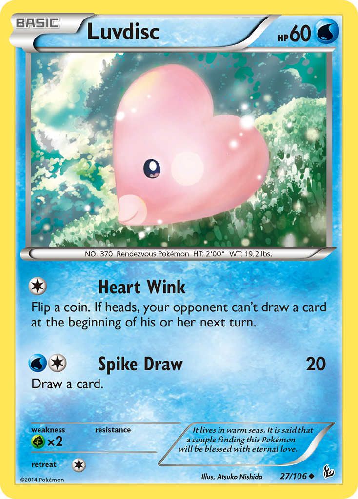 Luvdisc (27/106) [XY: Flashfire] | Card Merchant Takapuna