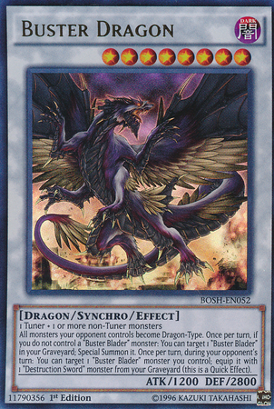 Buster Dragon [BOSH-EN052] Ultra Rare | Card Merchant Takapuna