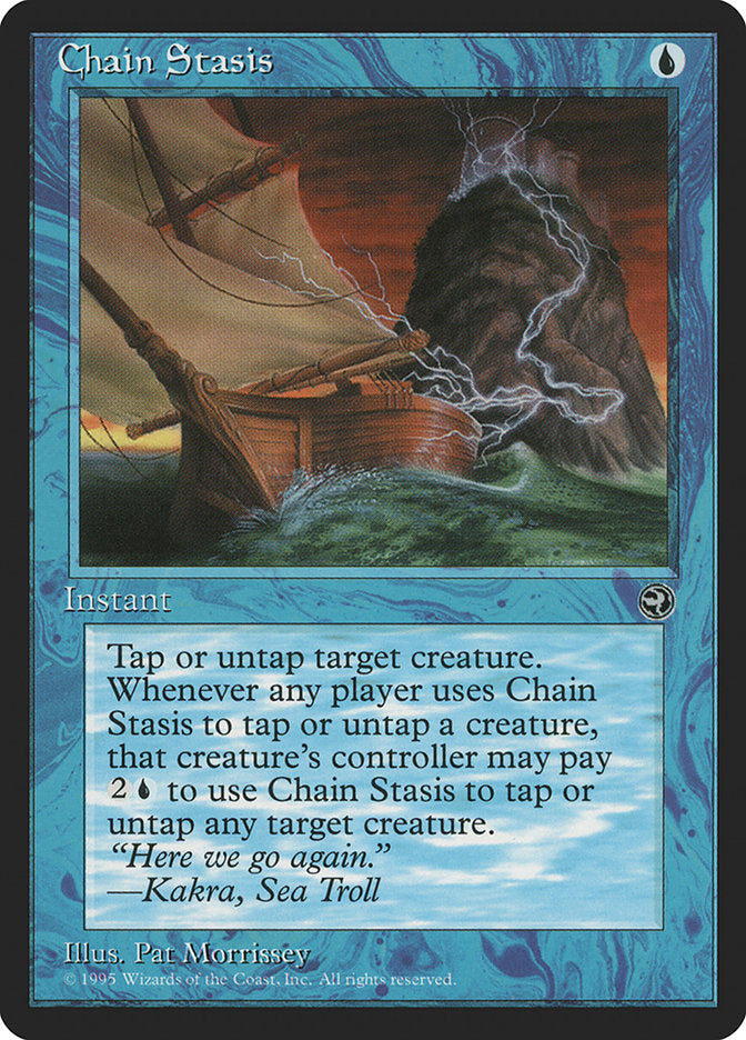 Chain Stasis [Homelands] | Card Merchant Takapuna