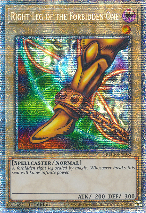 Right Leg of the Forbidden One [BLCR-EN102] Starlight Rare | Card Merchant Takapuna