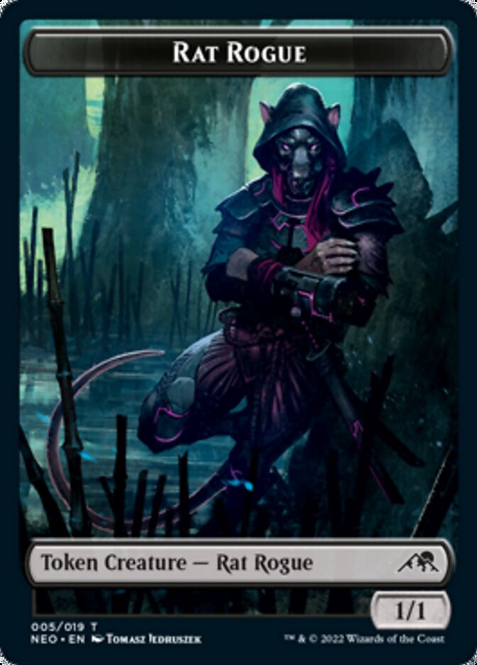 Rat Rogue Token [Kamigawa: Neon Dynasty Tokens] | Card Merchant Takapuna