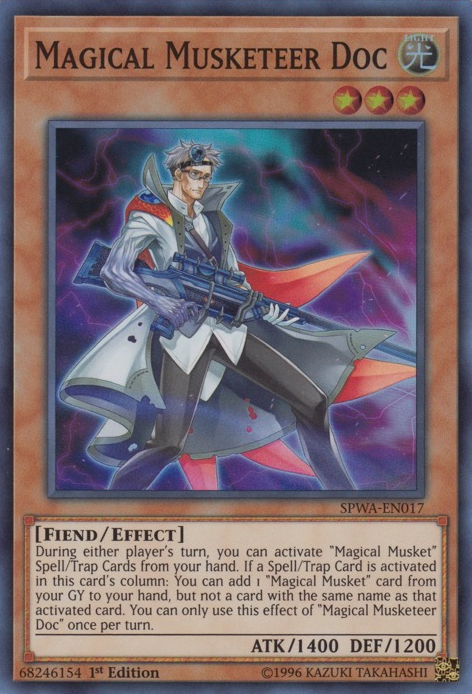 Magical Musketeer Doc [SPWA-EN017] Super Rare | Card Merchant Takapuna