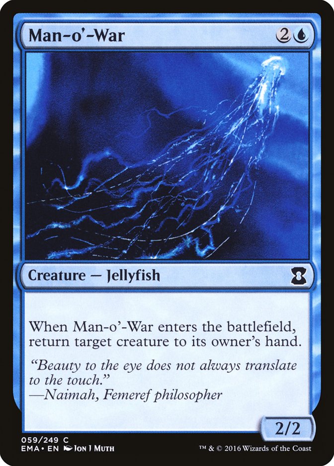 Man-o'-War [Eternal Masters] | Card Merchant Takapuna