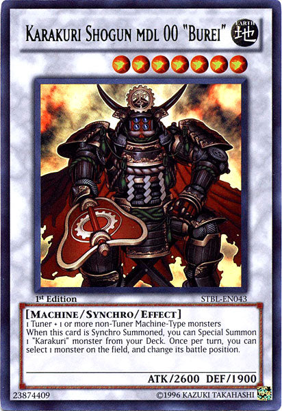 Karakuri Shogun mdl 00 Burei [STBL-EN043] Ultra Rare | Card Merchant Takapuna