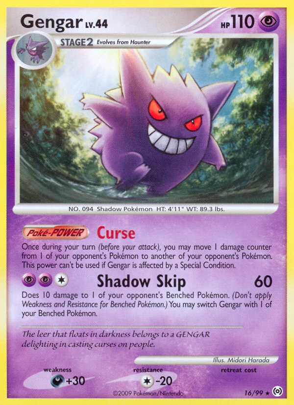 Gengar (16/99) [Platinum: Arceus] | Card Merchant Takapuna