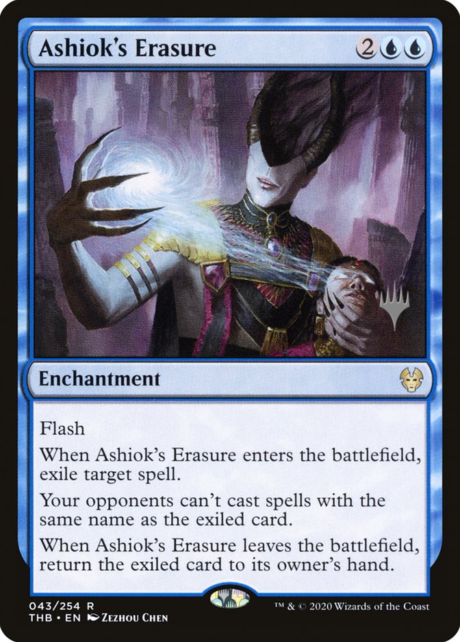 Ashiok's Erasure (Promo Pack) [Theros Beyond Death Promos] | Card Merchant Takapuna