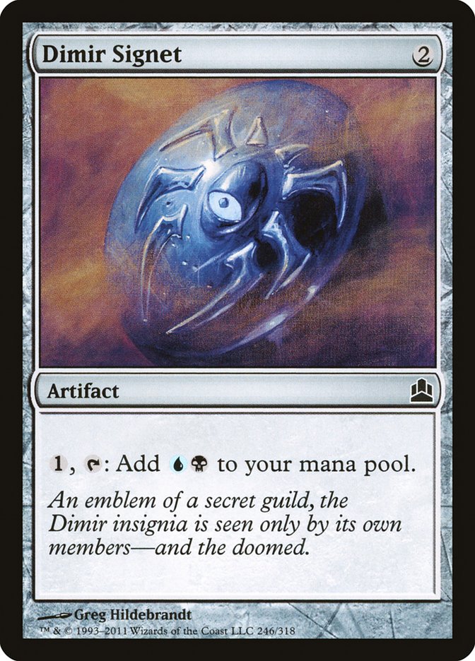 Dimir Signet [Commander 2011] | Card Merchant Takapuna