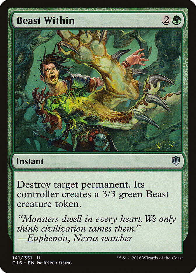 Beast Within [Commander 2016] | Card Merchant Takapuna